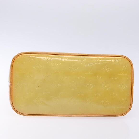 LOUIS VUITTON Monogram Vernis Houston Hand Bag Beige M91004 - Picture 9 of 13